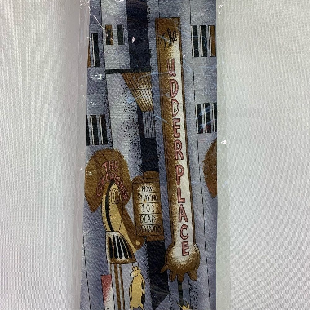🛍3/$20 DINO Romaro Men's Novelty Handmade Designer Necktie The Udder Place